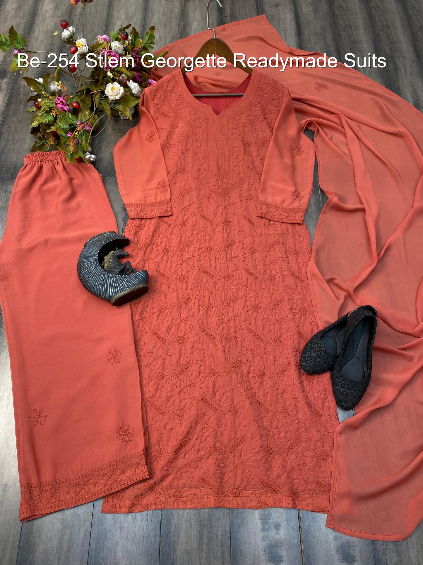 Be-254 Stlem Georgette Readymade Suits