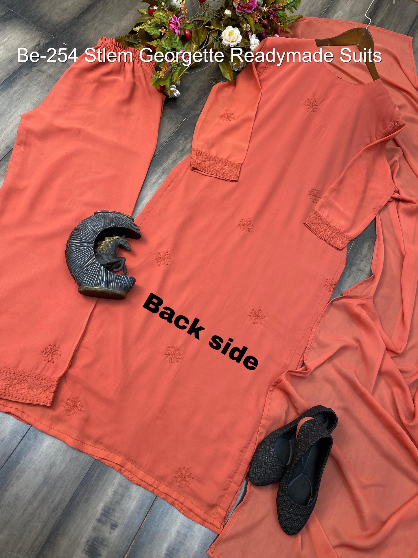 Be-254 Stlem Georgette Readymade Suits