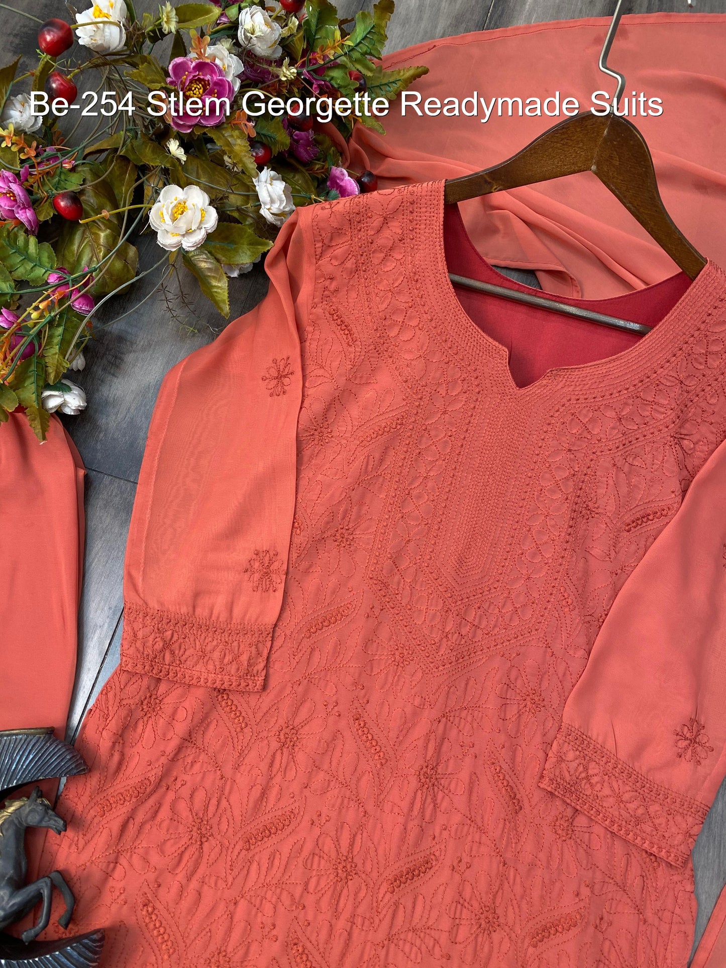 Be-254 Stlem Georgette Readymade Suits