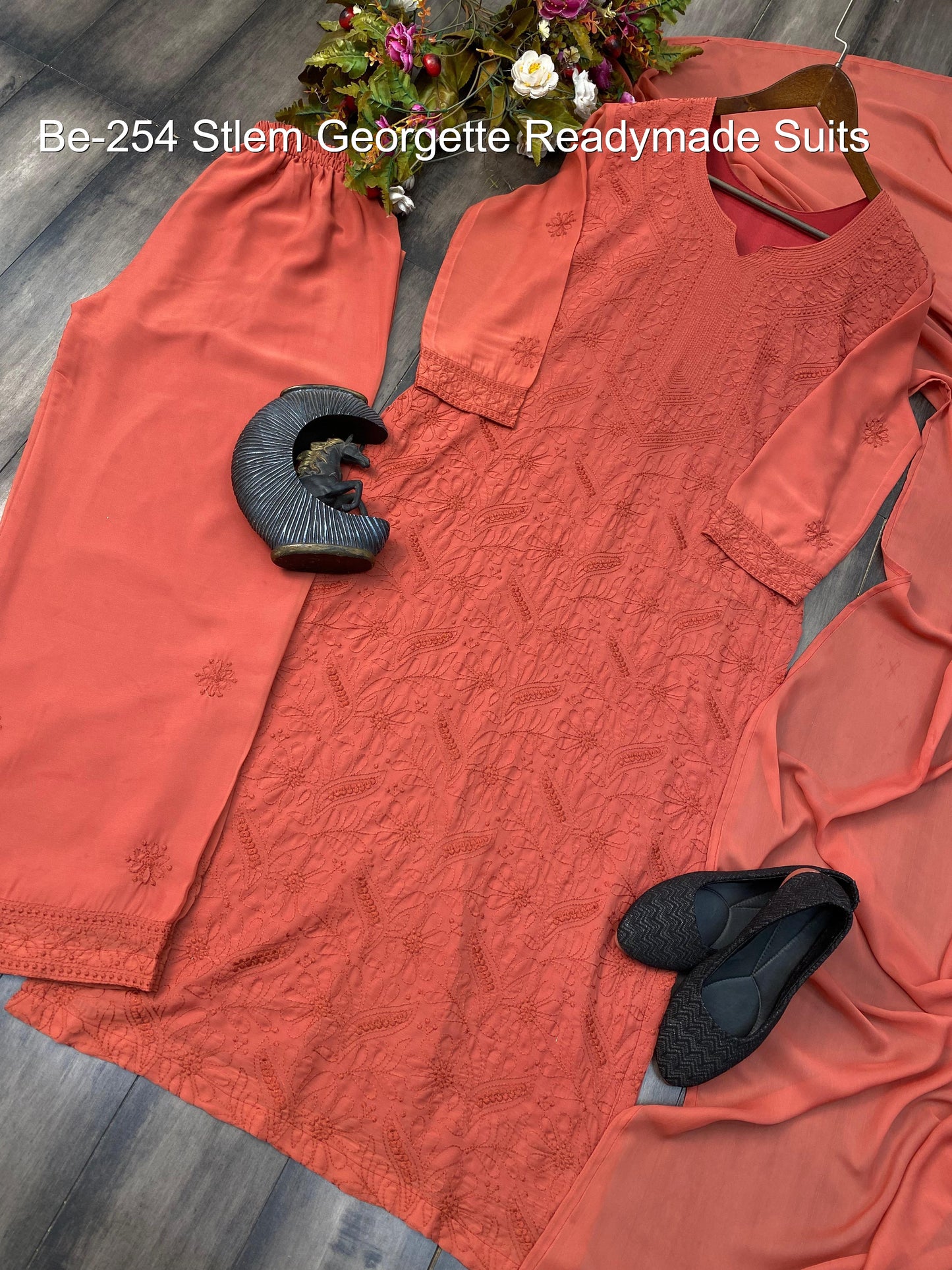 Be-254 Stlem Georgette Readymade Suits