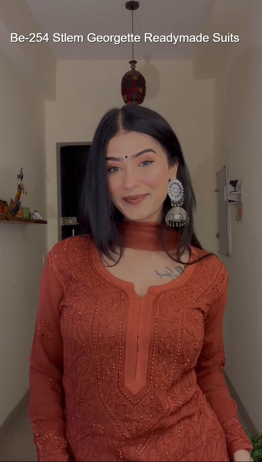 Be-254 Stlem Georgette Readymade Suits