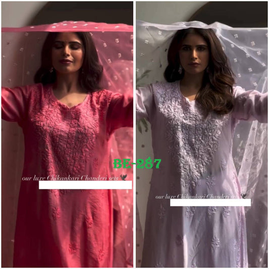 Be-287 Stlem Embroidery Work Pakistani Readymade Suits
