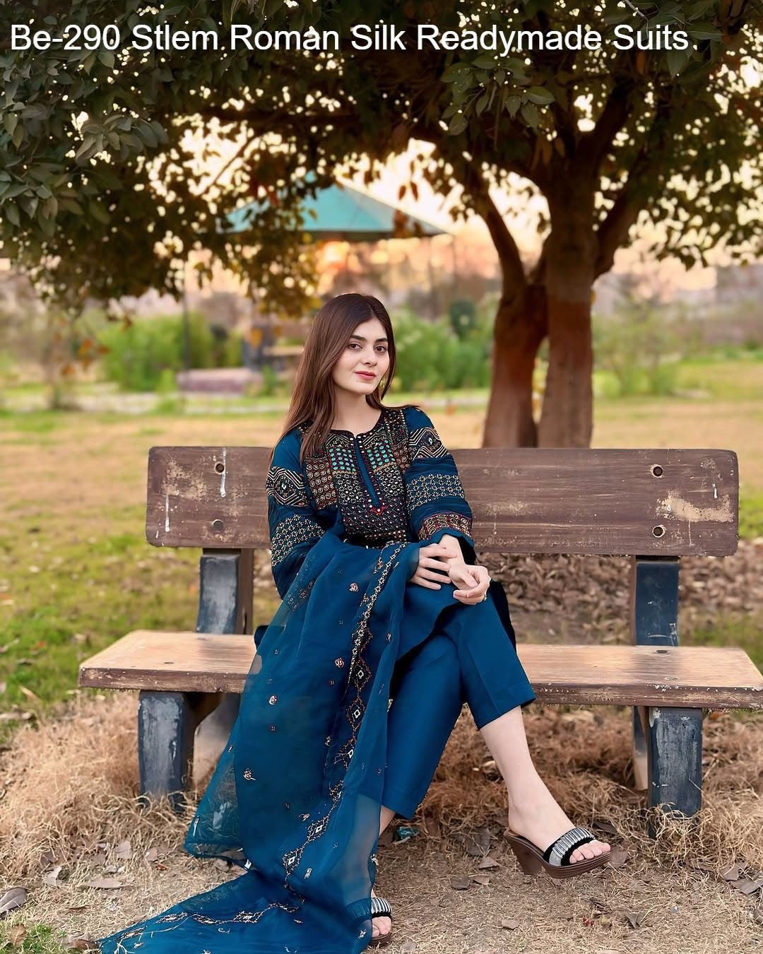 Be-290 Stlem Roman Silk Readymade Suits