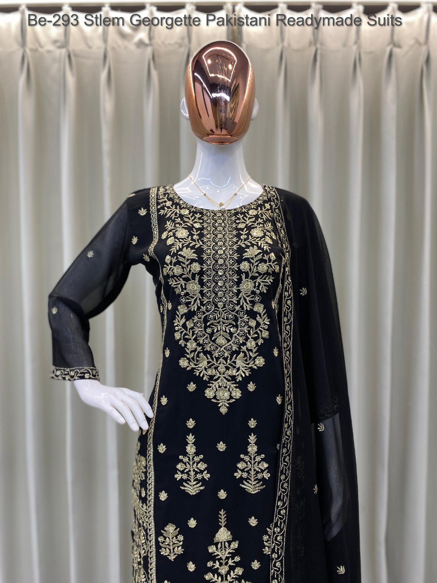 Be-293 Stlem Georgette Pakistani Readymade Suits