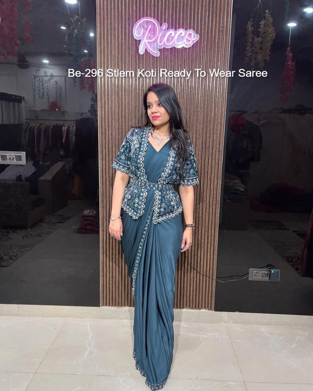 Be-296 Stlem Koti Ready To Wear Saree