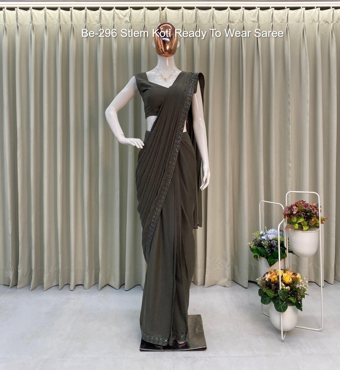 Be-296 Stlem Koti Ready To Wear Saree