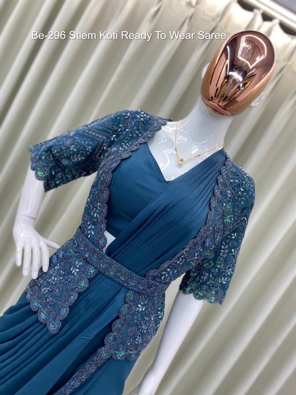 Be-296 Stlem Koti Ready To Wear Saree