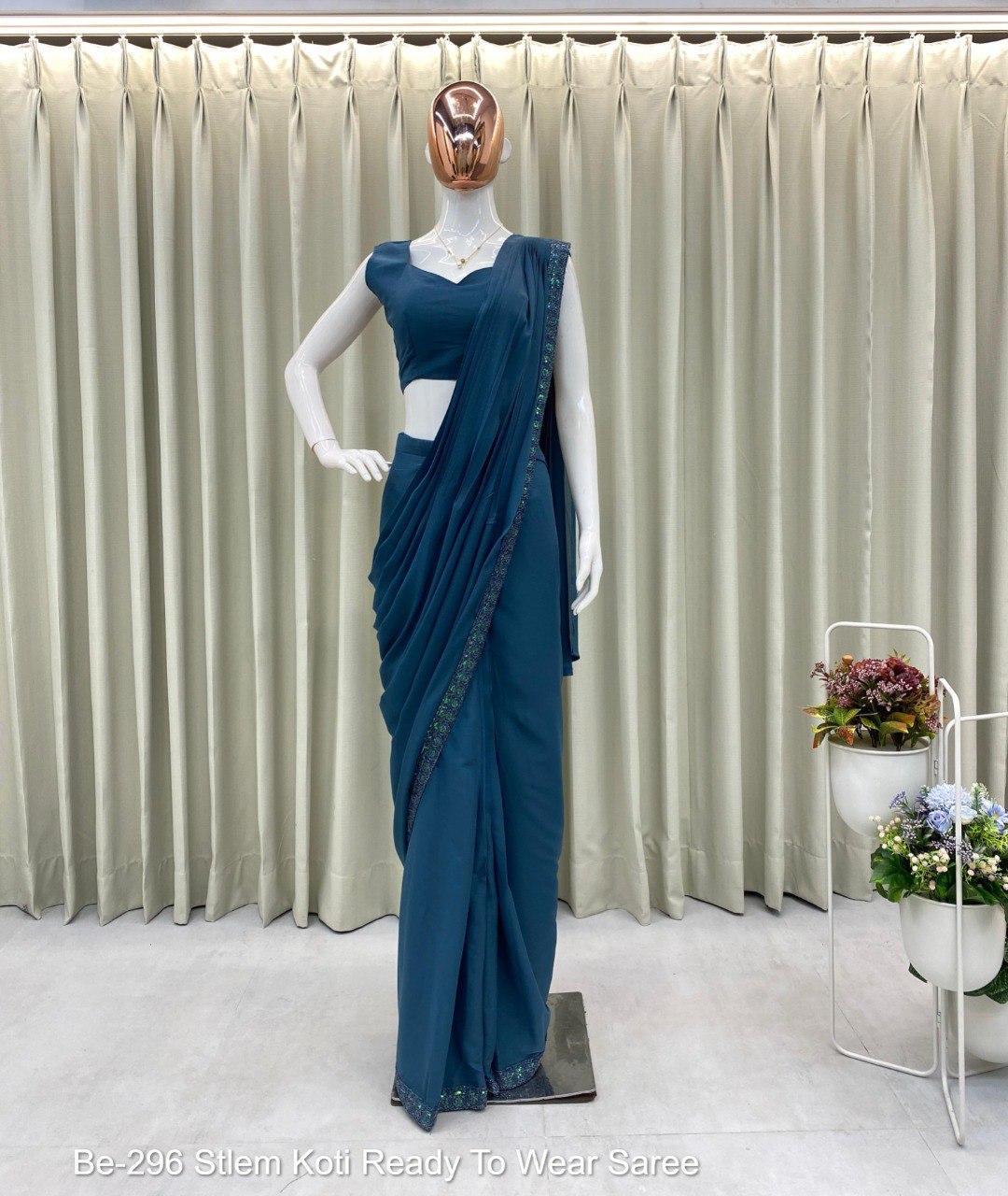Be-296 Stlem Koti Ready To Wear Saree