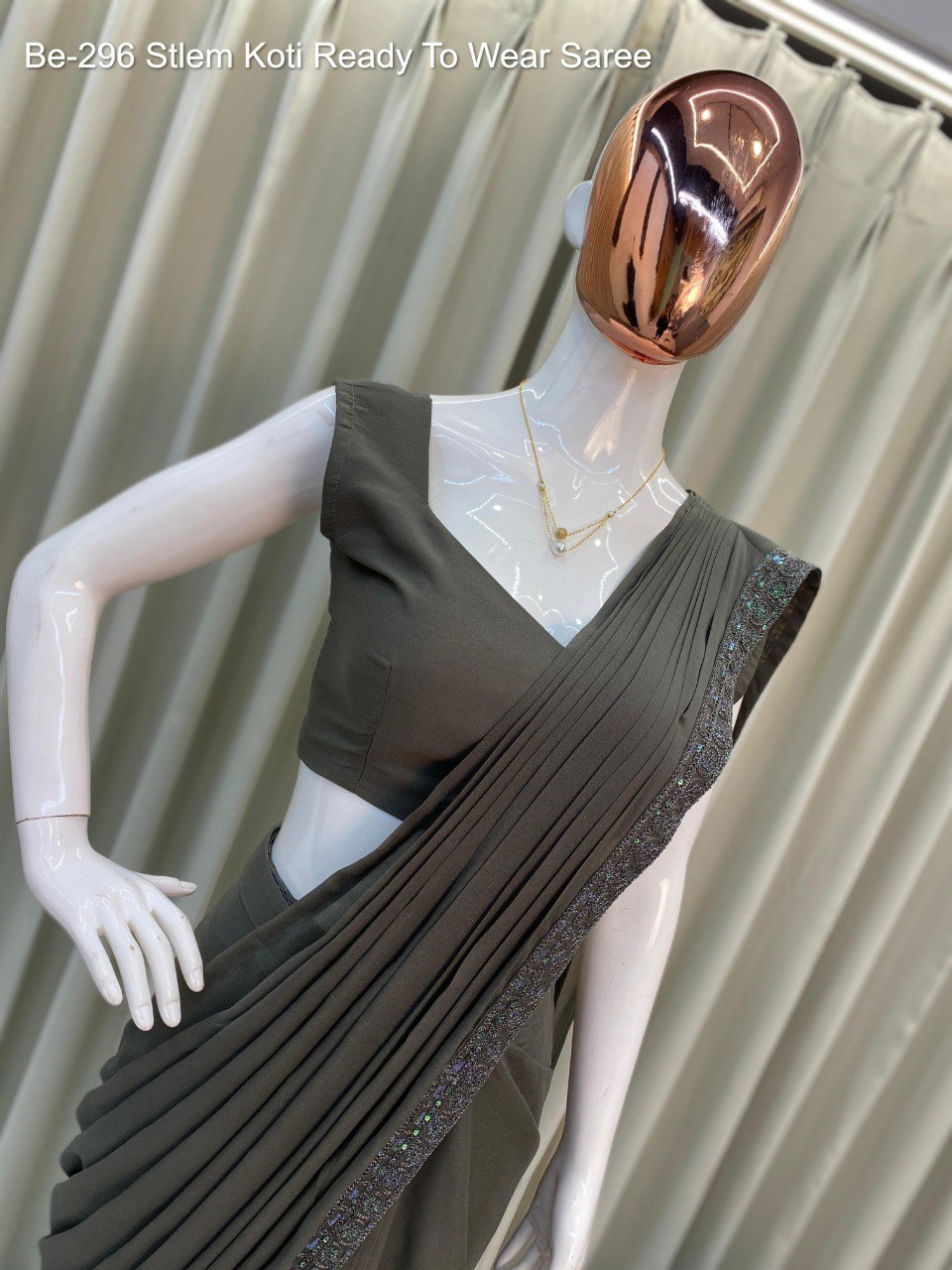 Be-296 Stlem Koti Ready To Wear Saree