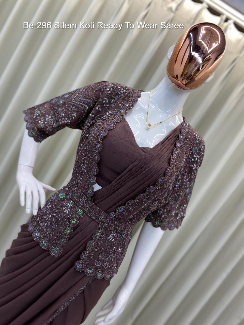 Be-296 Stlem Koti Ready To Wear Saree