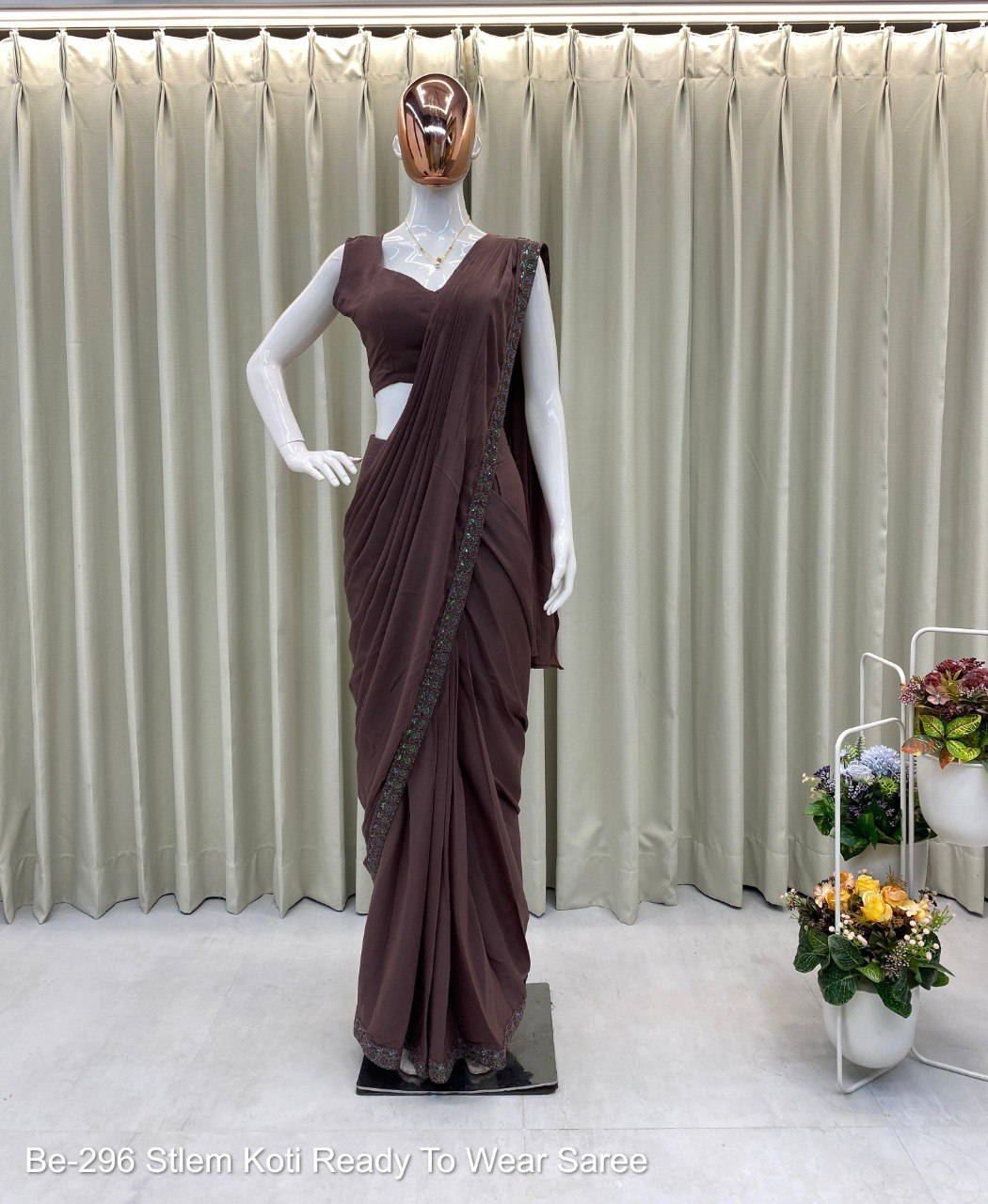 Be-296 Stlem Koti Ready To Wear Saree