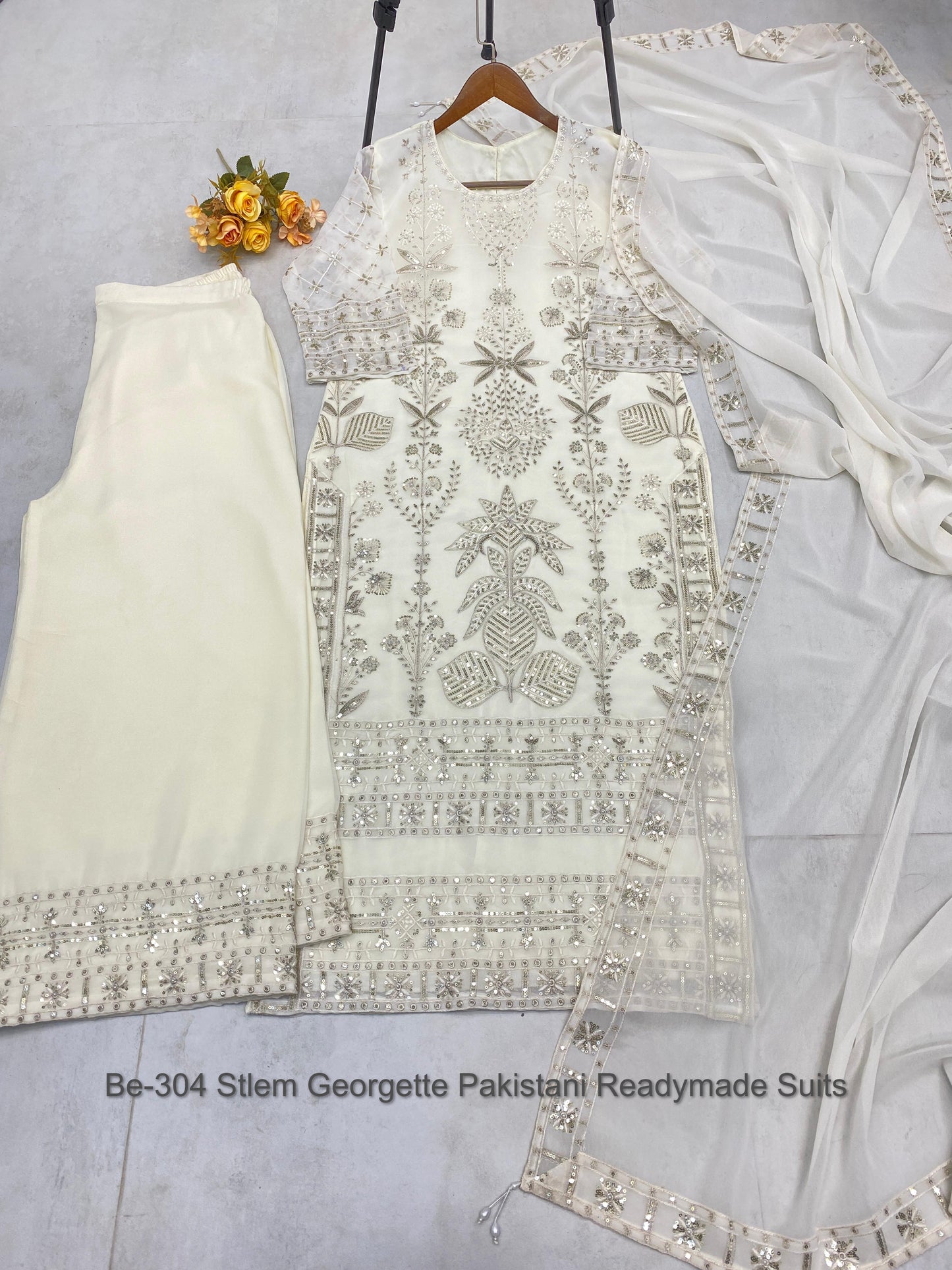 Be-304 Stlem Georgette Pakistani Readymade Suits