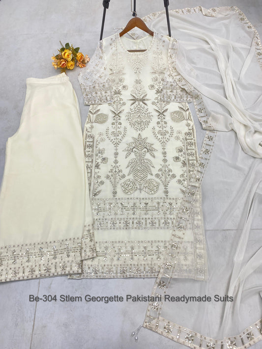 Be-304 Stlem Georgette Pakistani Readymade Suits