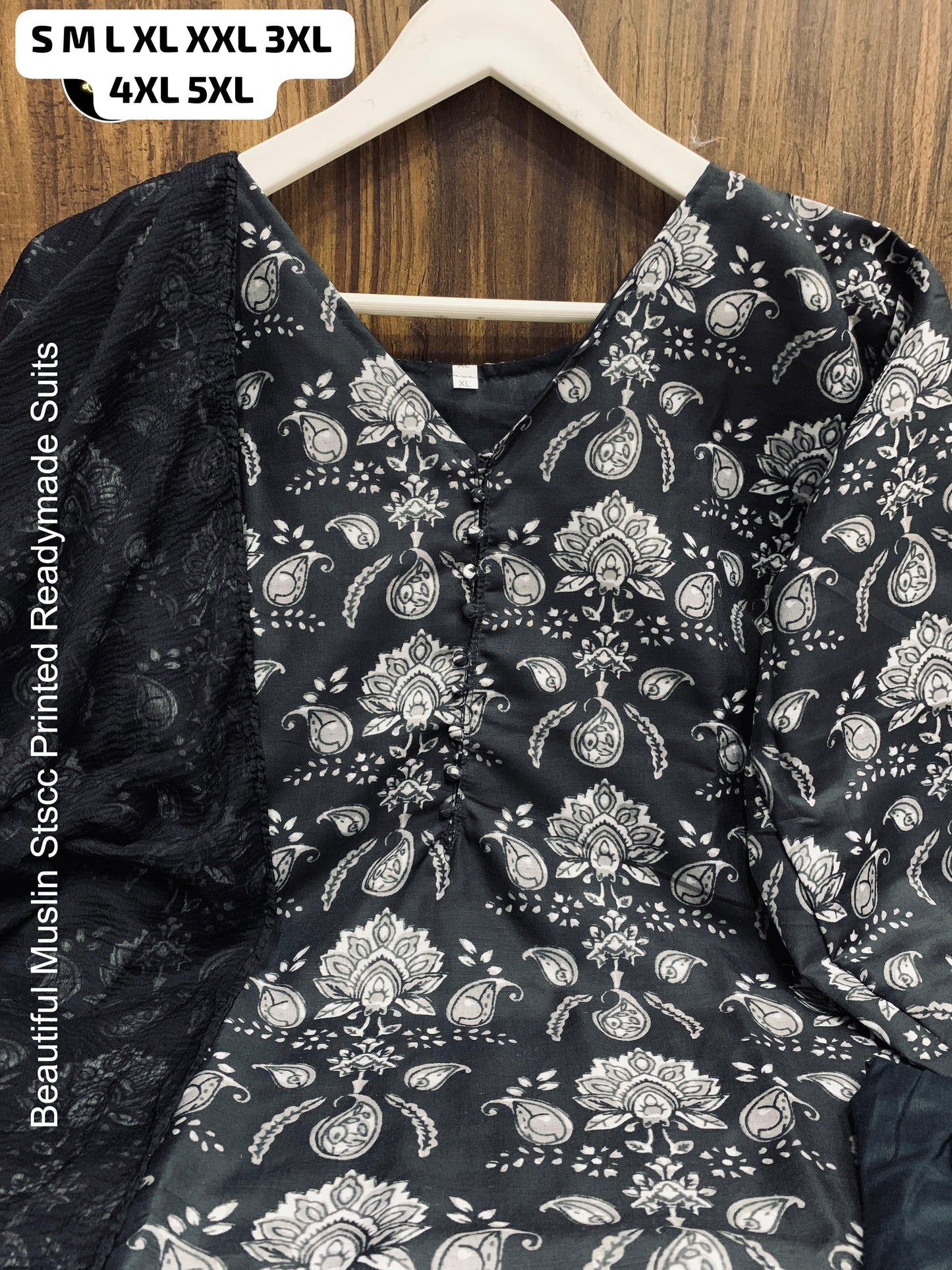 Beautiful Muslin Stscc Printed Readymade Suits