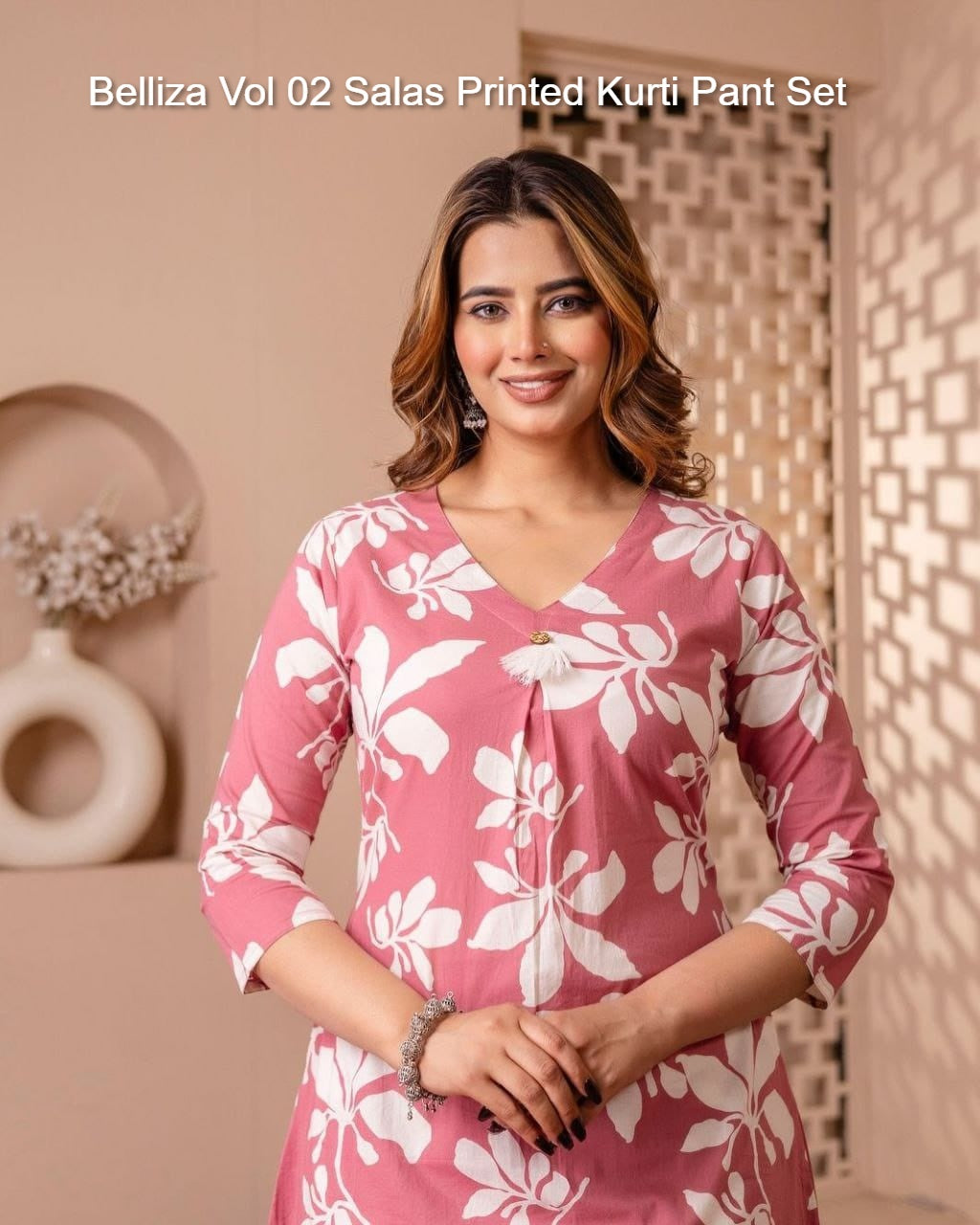 Belliza Vol 02 Salas Printed Kurti Pant Set
