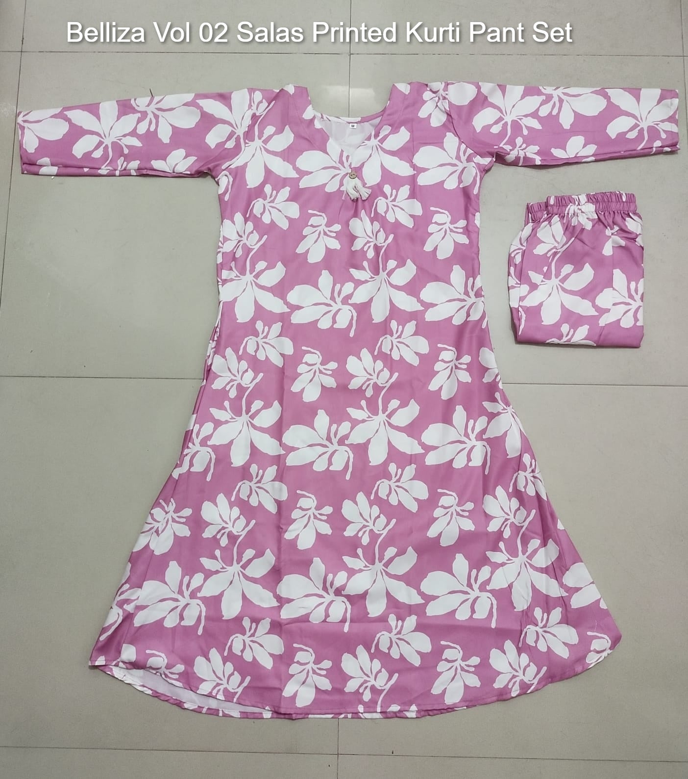 Belliza Vol 02 Salas Printed Kurti Pant Set