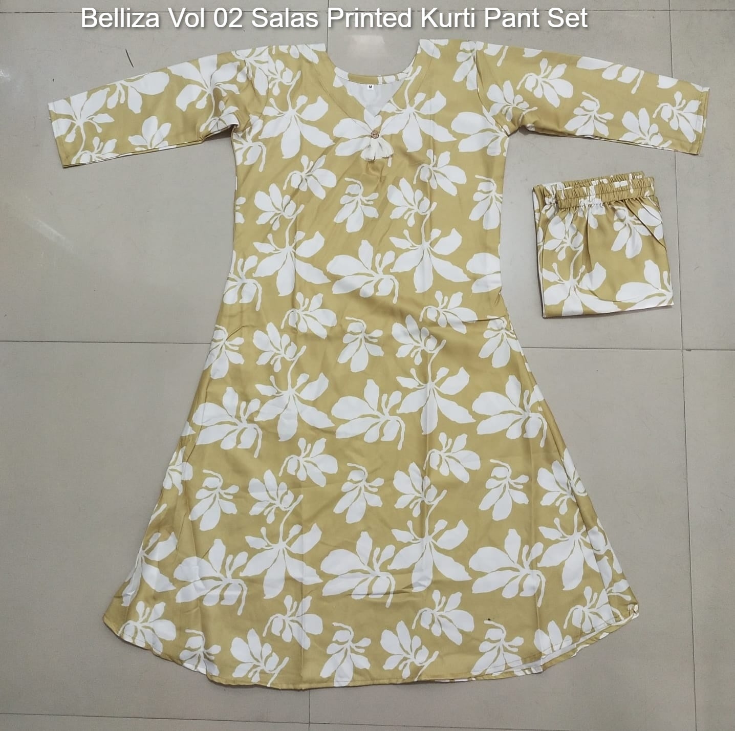 Belliza Vol 02 Salas Printed Kurti Pant Set