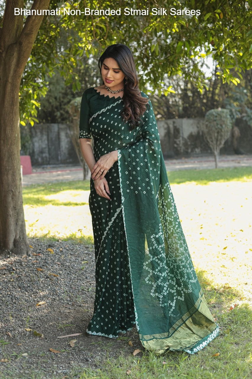 Bhanumati Non-Branded Stmai Silk Sarees