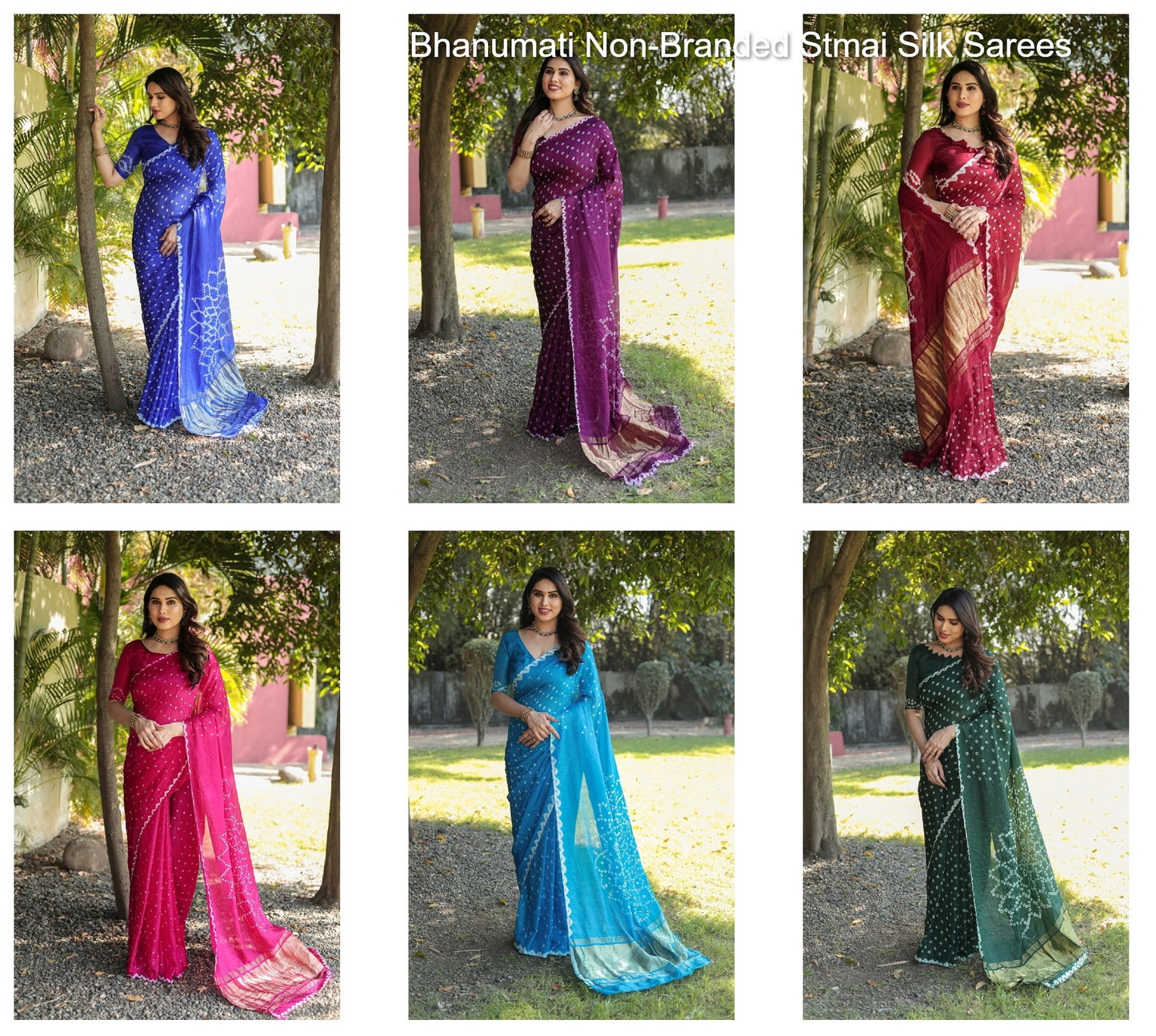 Bhanumati Non-Branded Stmai Silk Sarees