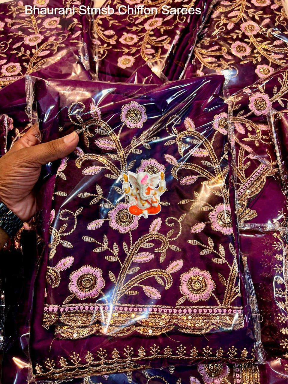 Bhaurani Stmsb Chiffon Sarees