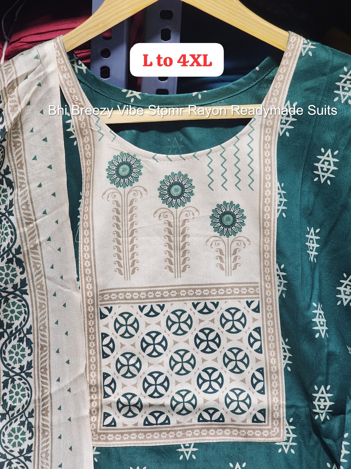 Bhi Breezy Vibe Stpmr Rayon Readymade Suits