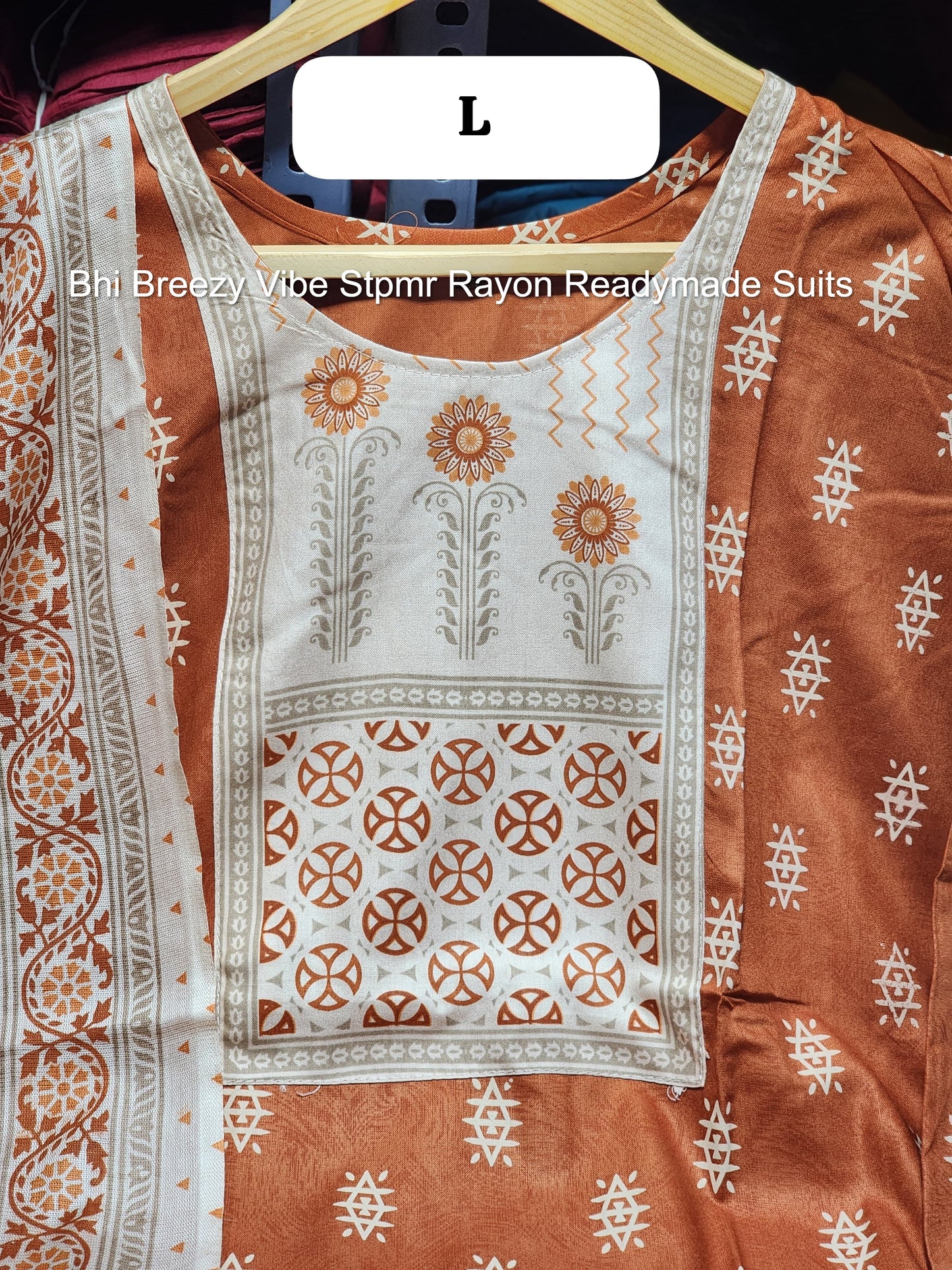 Bhi Breezy Vibe Stpmr Rayon Readymade Suits