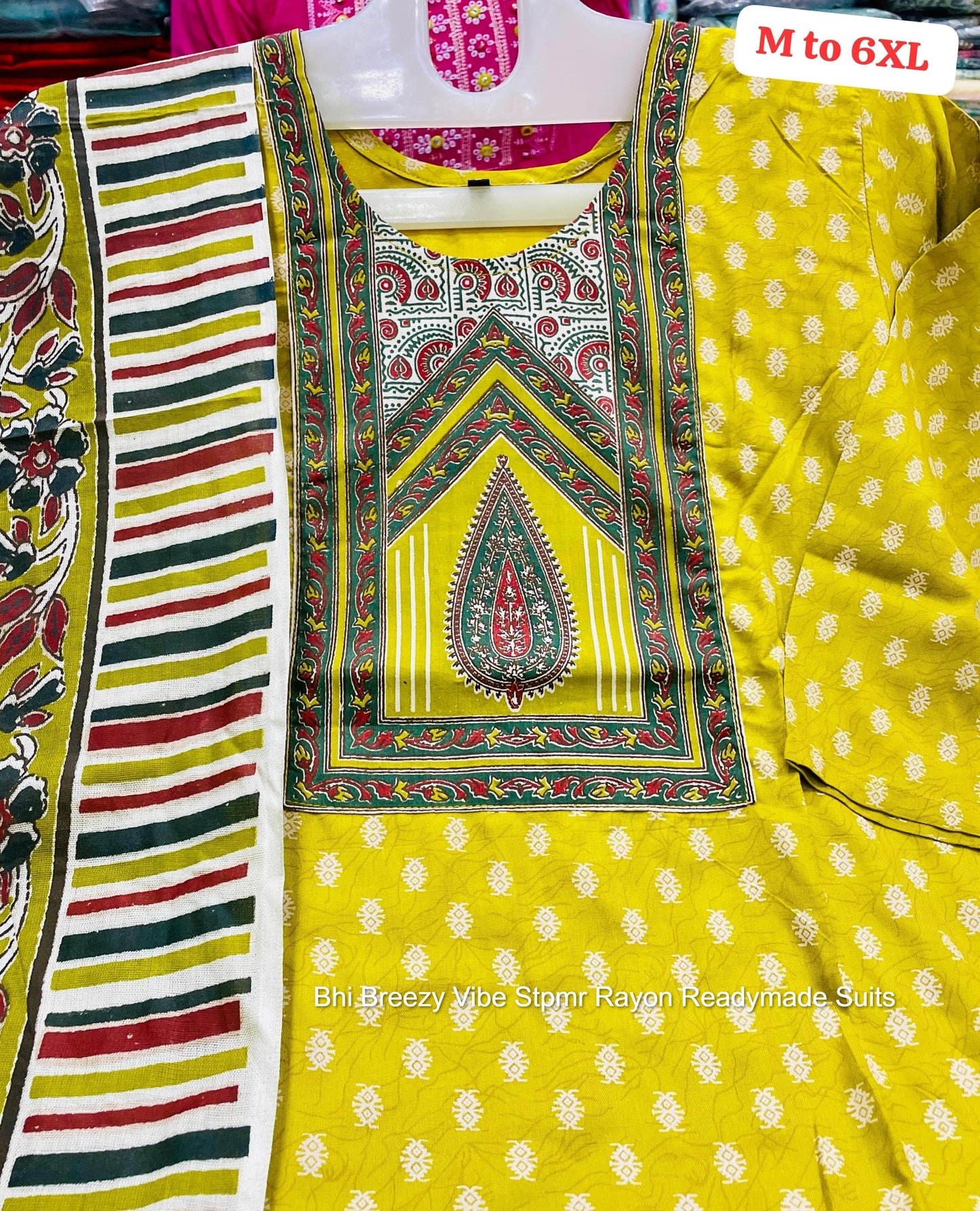 Bhi Breezy Vibe Stpmr Rayon Readymade Suits