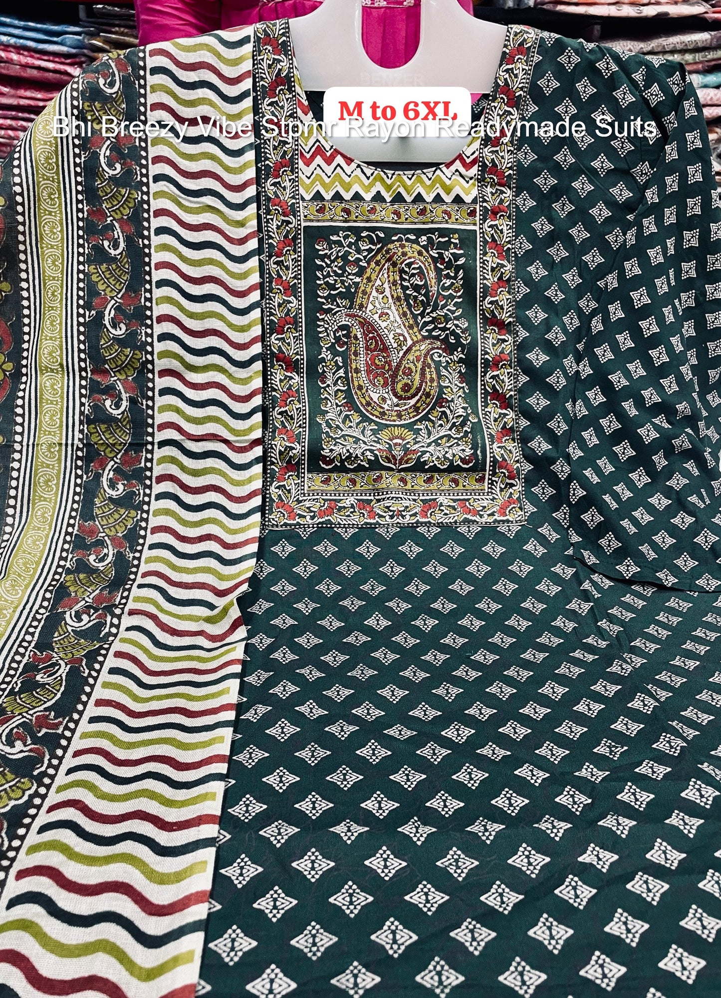 Bhi Breezy Vibe Stpmr Rayon Readymade Suits