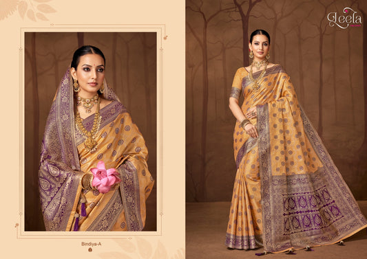 Bindiya-A Leela Sumitra Dyed Sarees
