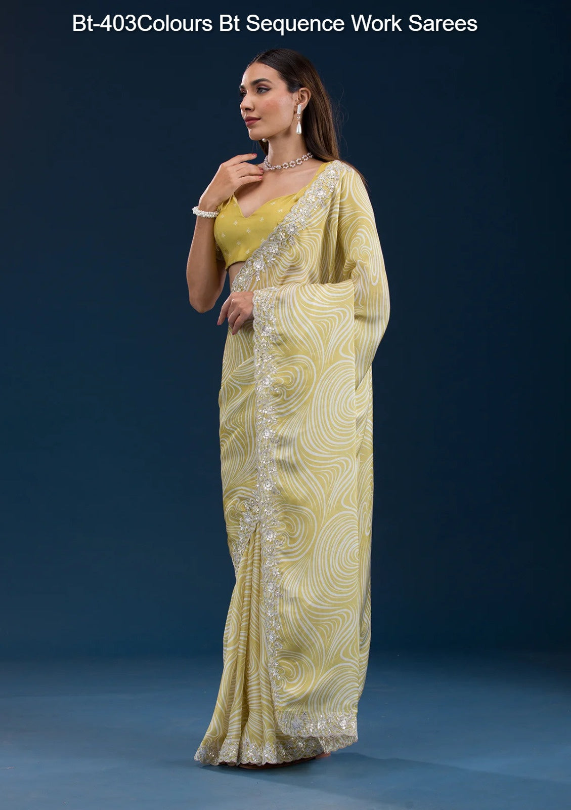 Bt-403Colours Bt Sequence Work Sarees