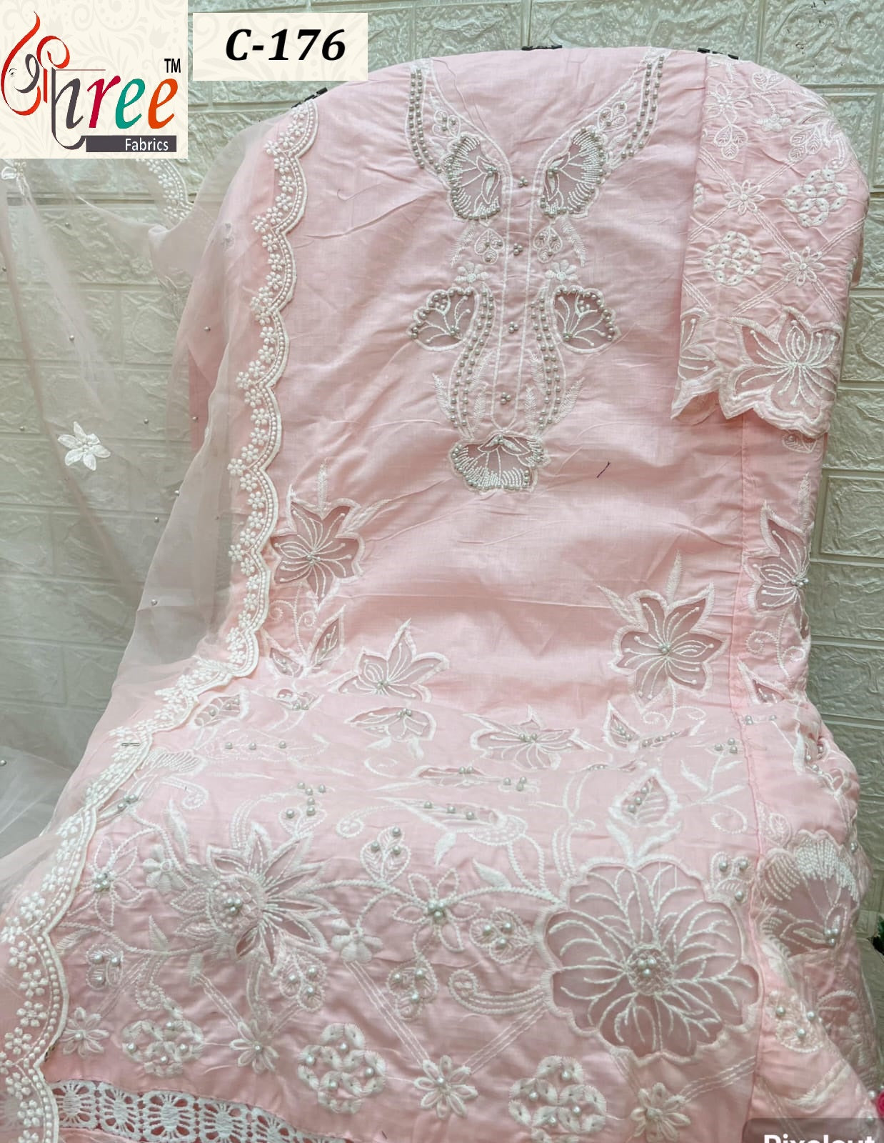 C-176 Shree Fabs Moti Work Pakistani Salwar Suits