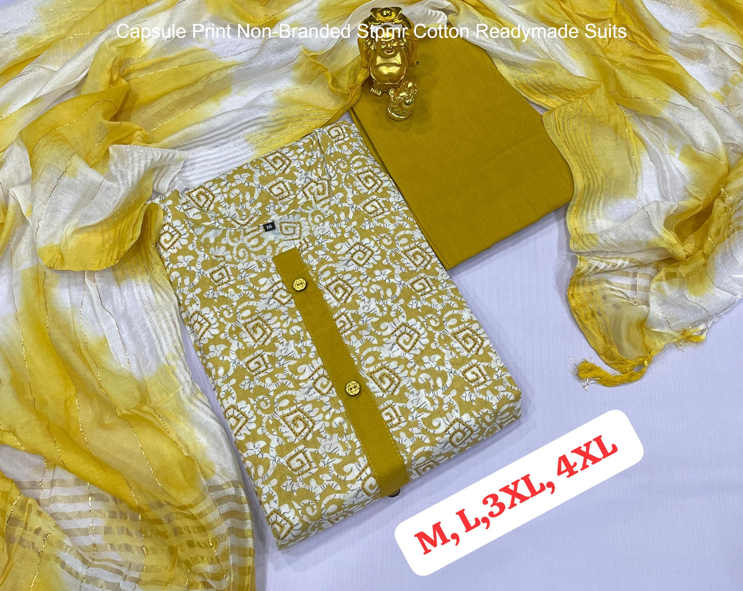 Capsule Print Non-Branded Stpmr Cotton Readymade Suits