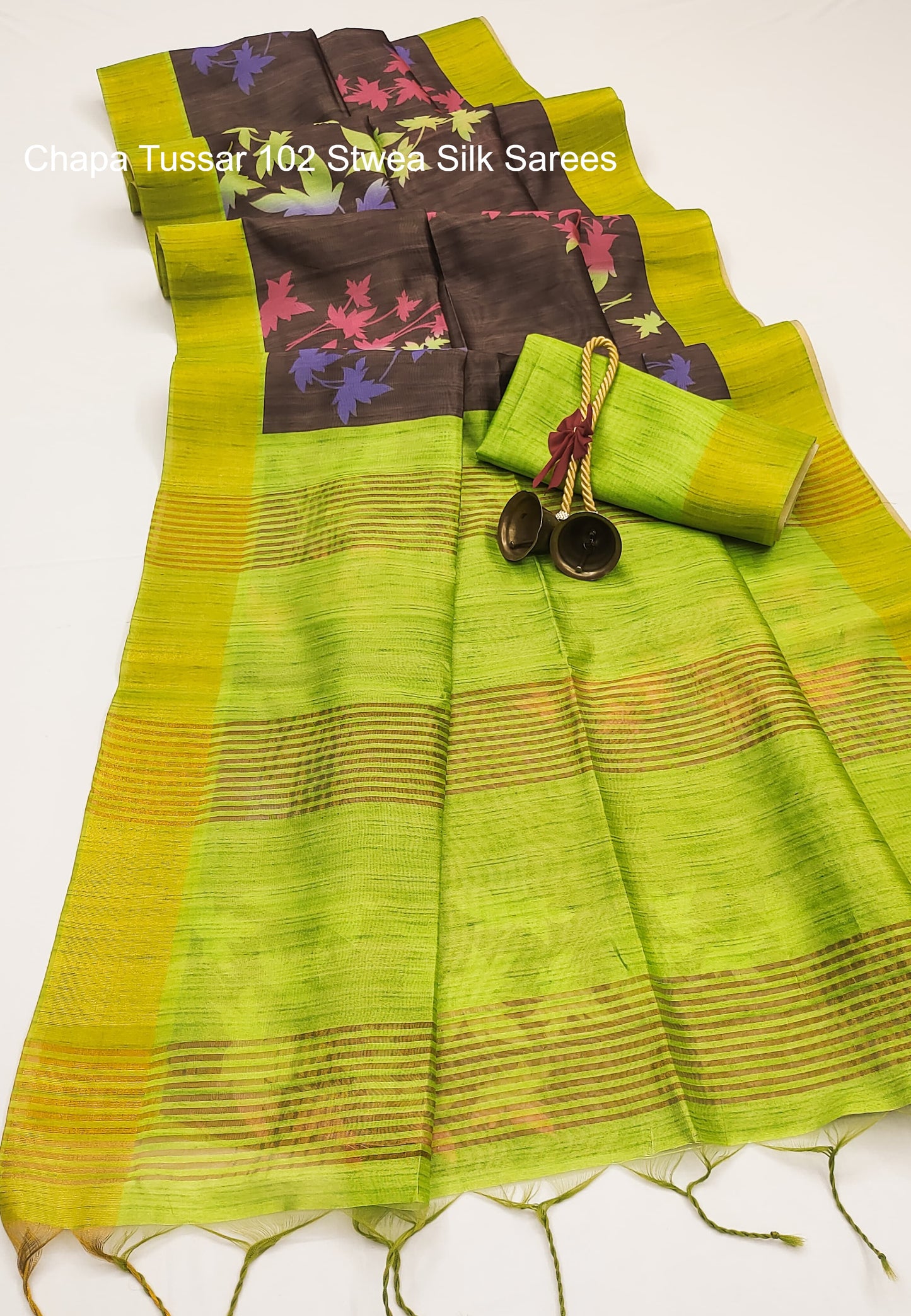 Chapa Tussar 102 Stwea Silk Sarees