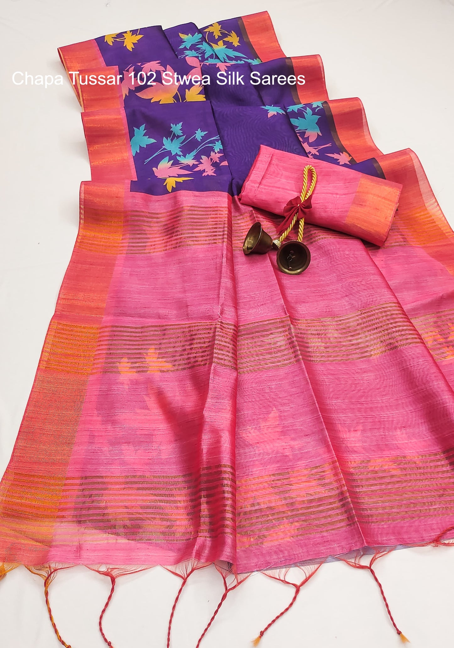 Chapa Tussar 102 Stwea Silk Sarees