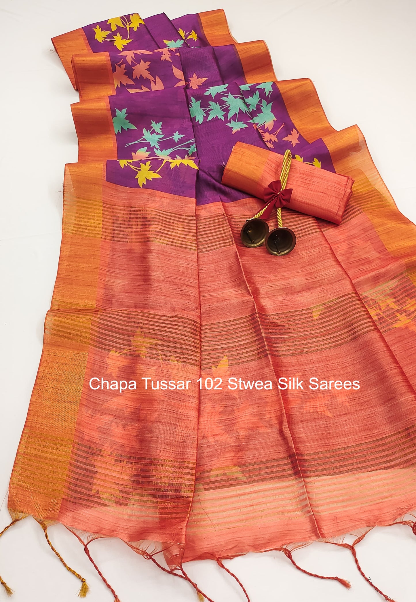 Chapa Tussar 102 Stwea Silk Sarees