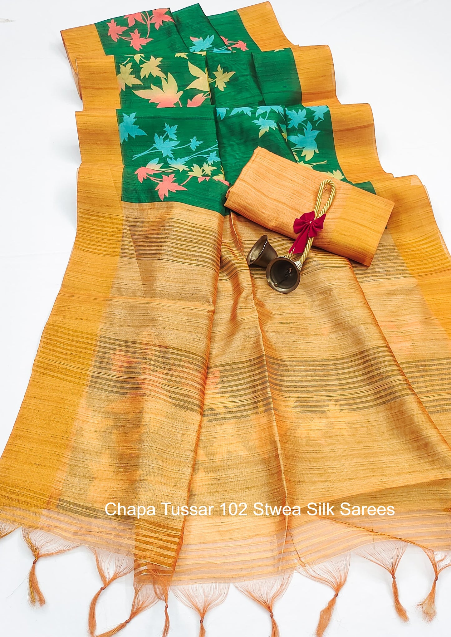 Chapa Tussar 102 Stwea Silk Sarees