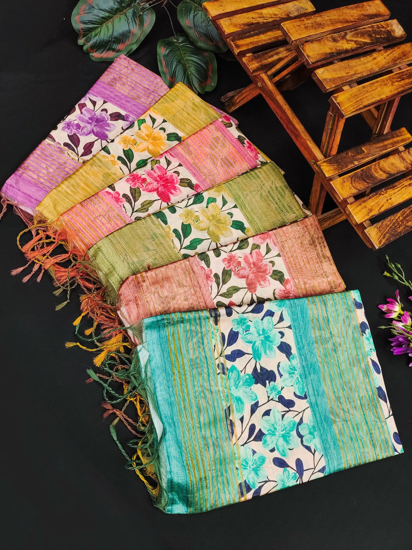 Chapa Tussar Jal 2 Non-Branded Stwea Tussar Silk Sarees