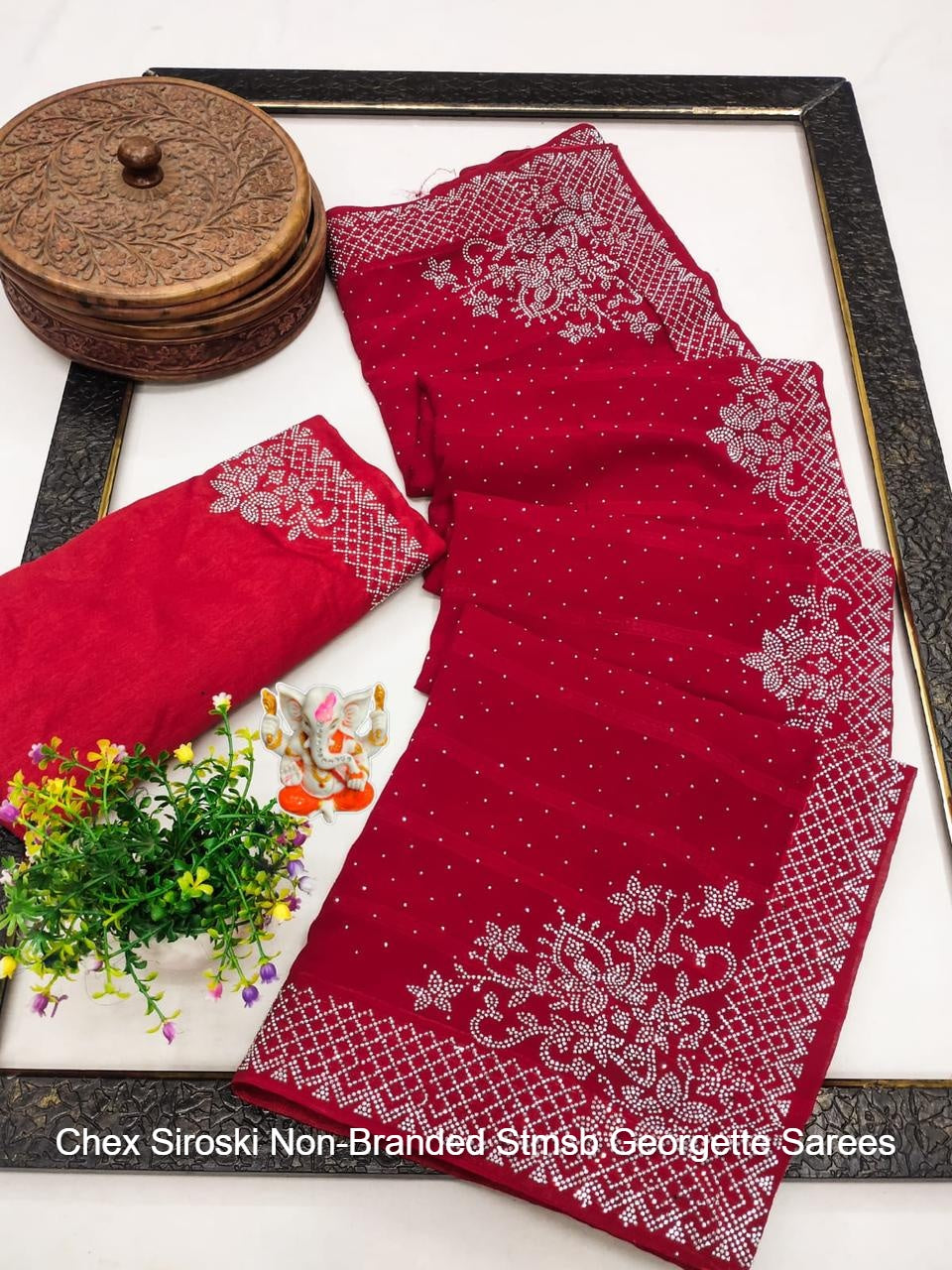 Chex Siroski Non-Branded Stmsb Georgette Sarees