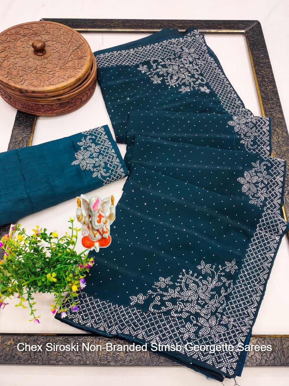 Chex Siroski Non-Branded Stmsb Georgette Sarees