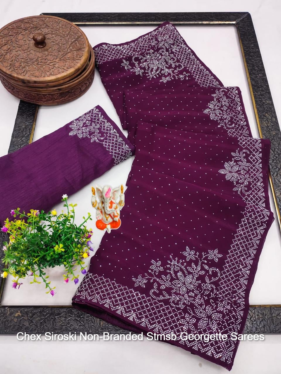 Chex Siroski Non-Branded Stmsb Georgette Sarees