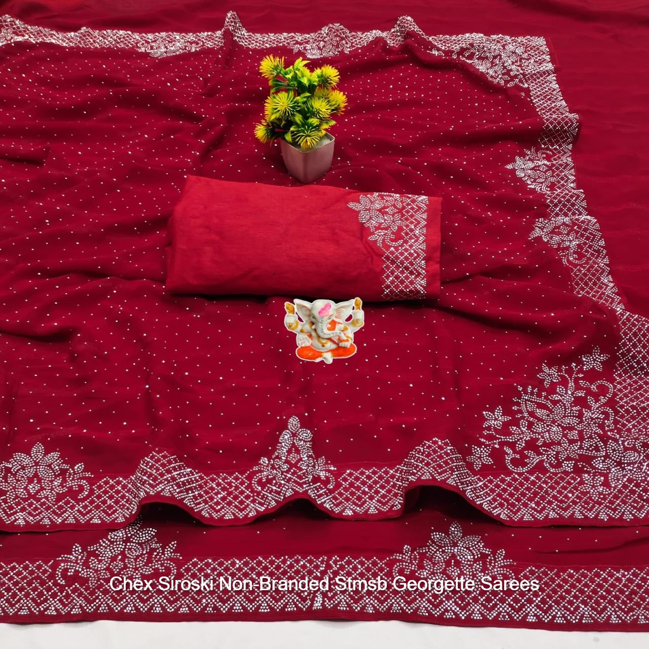 Chex Siroski Non-Branded Stmsb Georgette Sarees