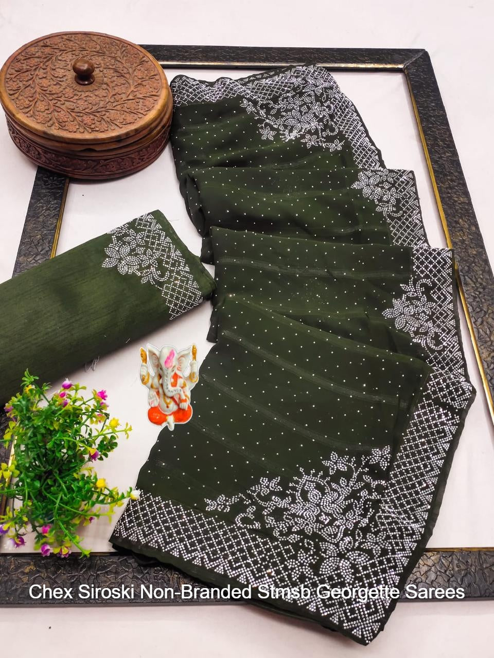 Chex Siroski Non-Branded Stmsb Georgette Sarees