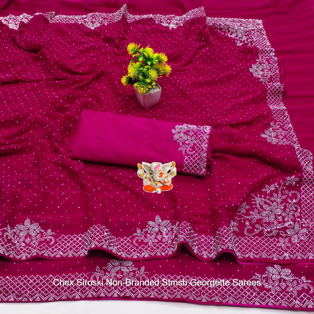 Chex Siroski Non-Branded Stmsb Georgette Sarees