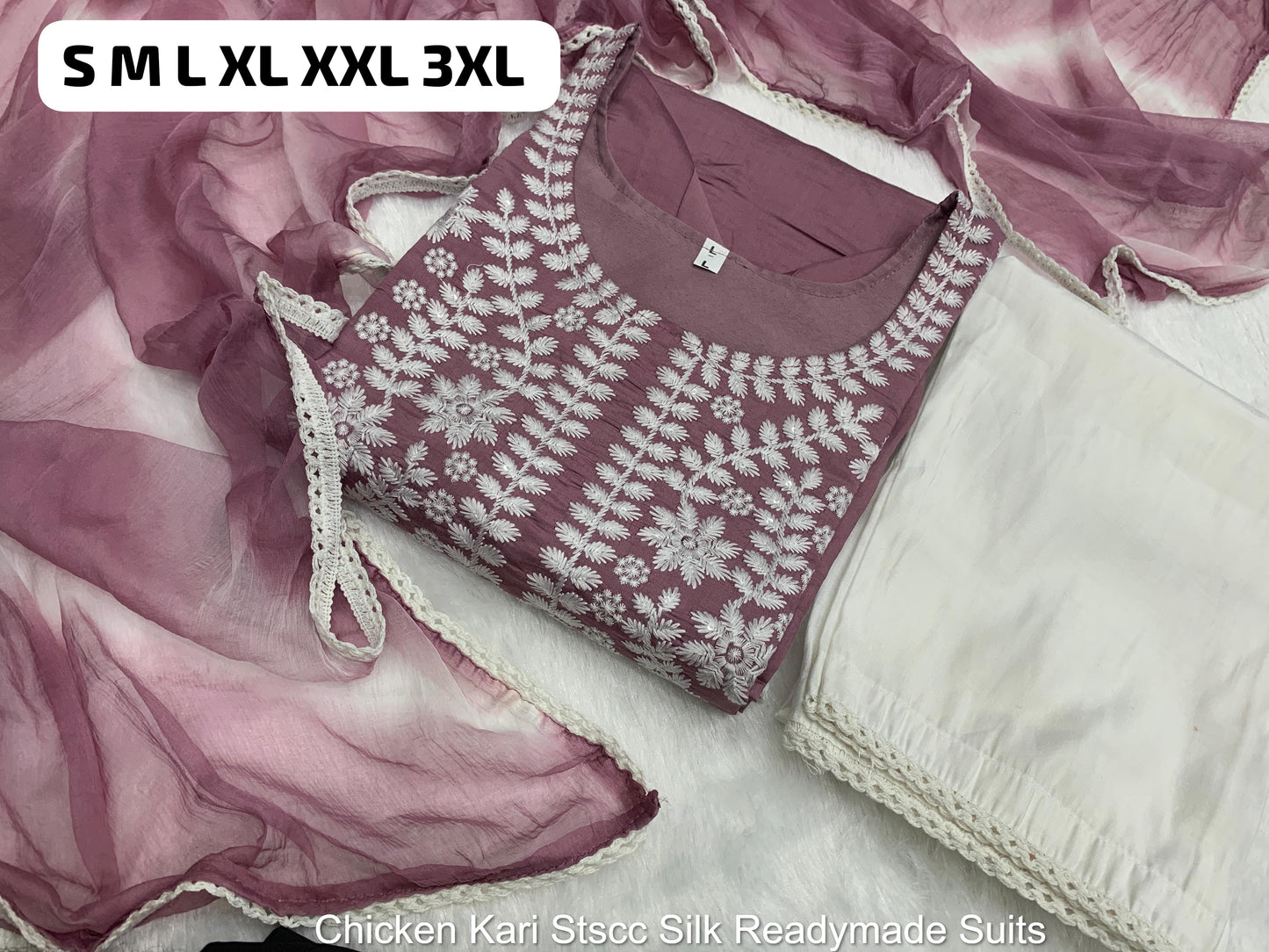 Chicken Kari Stscc Silk Readymade Suits