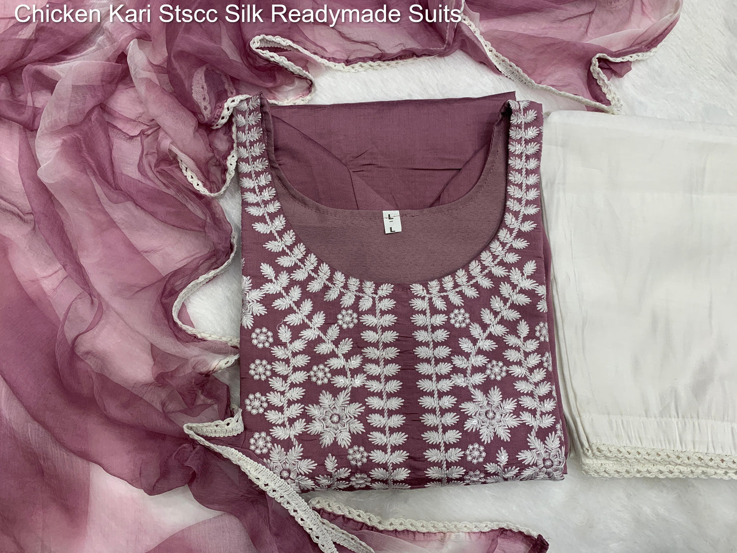 Chicken Kari Stscc Silk Readymade Suits