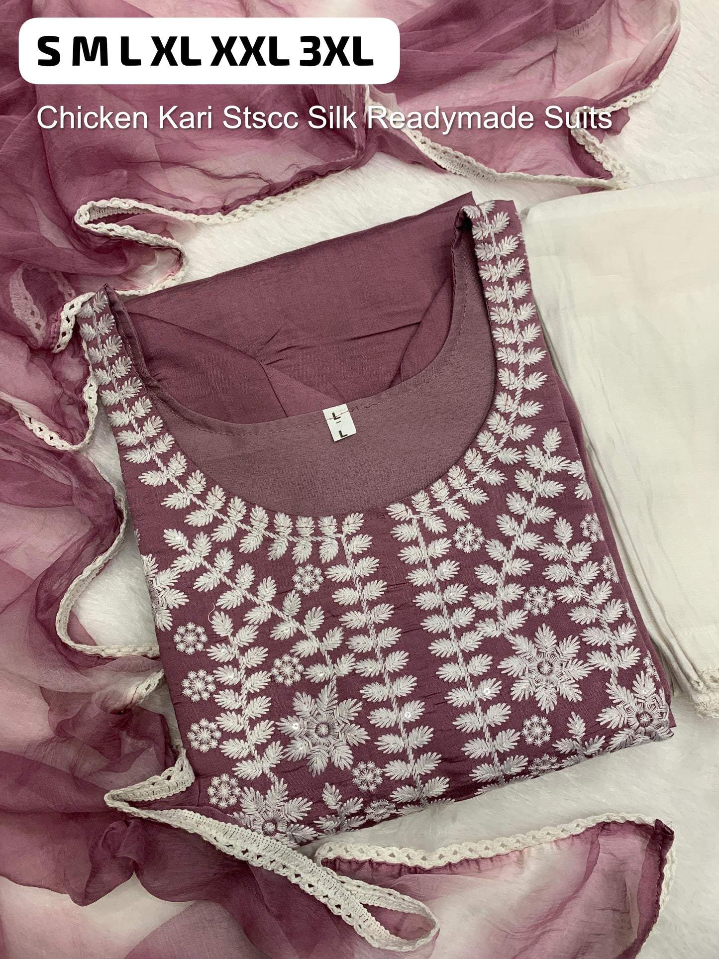 Chicken Kari Stscc Silk Readymade Suits