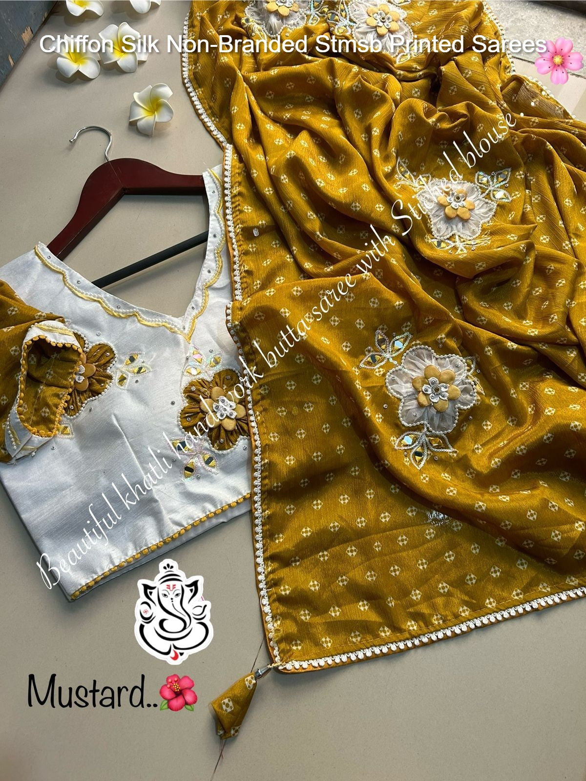 Chiffon Silk Non-Branded Stmsb Printed Sarees