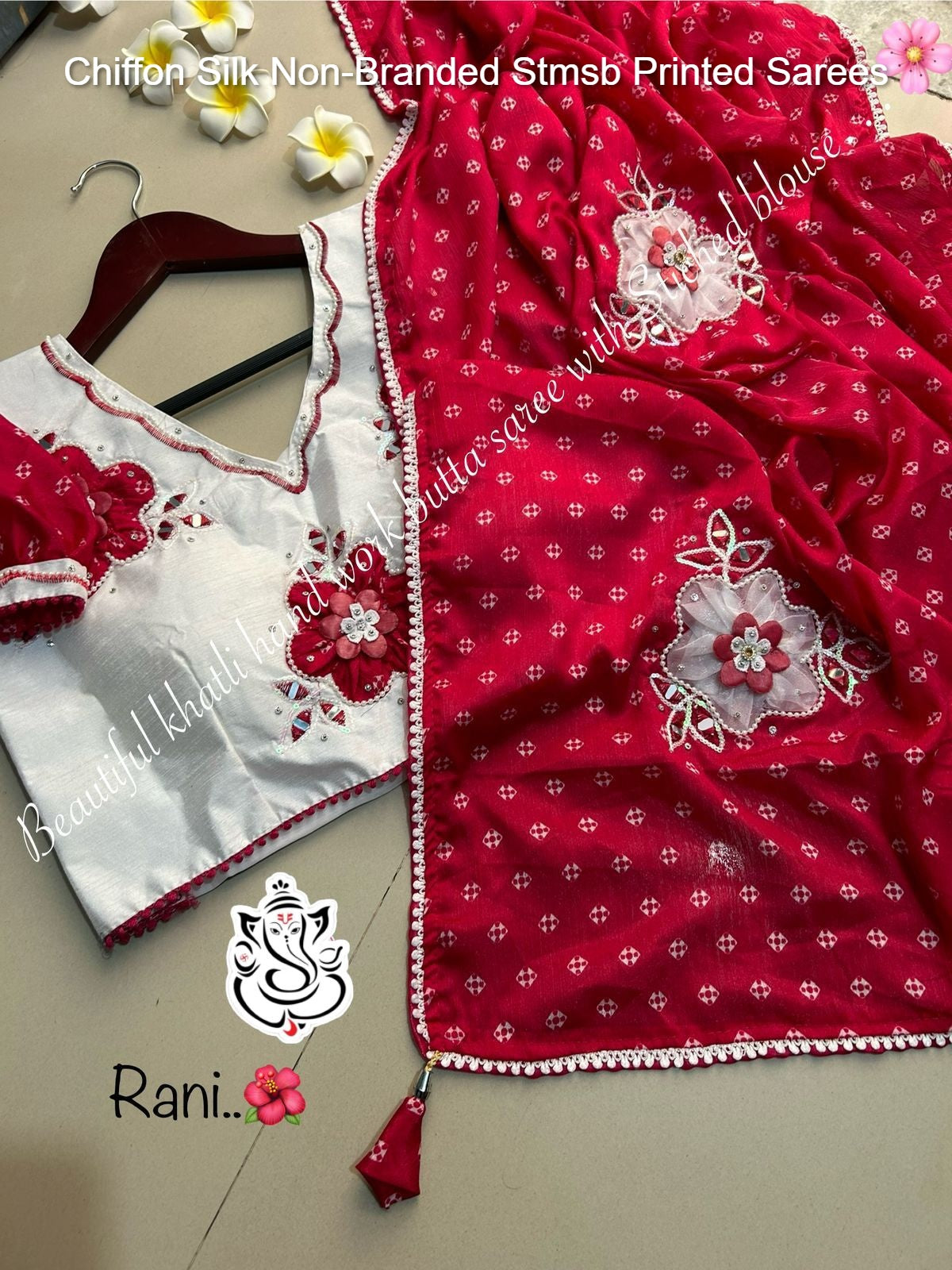 Chiffon Silk Non-Branded Stmsb Printed Sarees