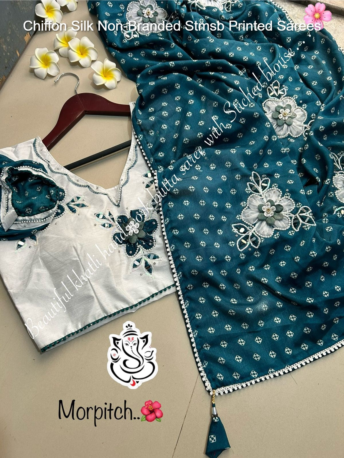 Chiffon Silk Non-Branded Stmsb Printed Sarees