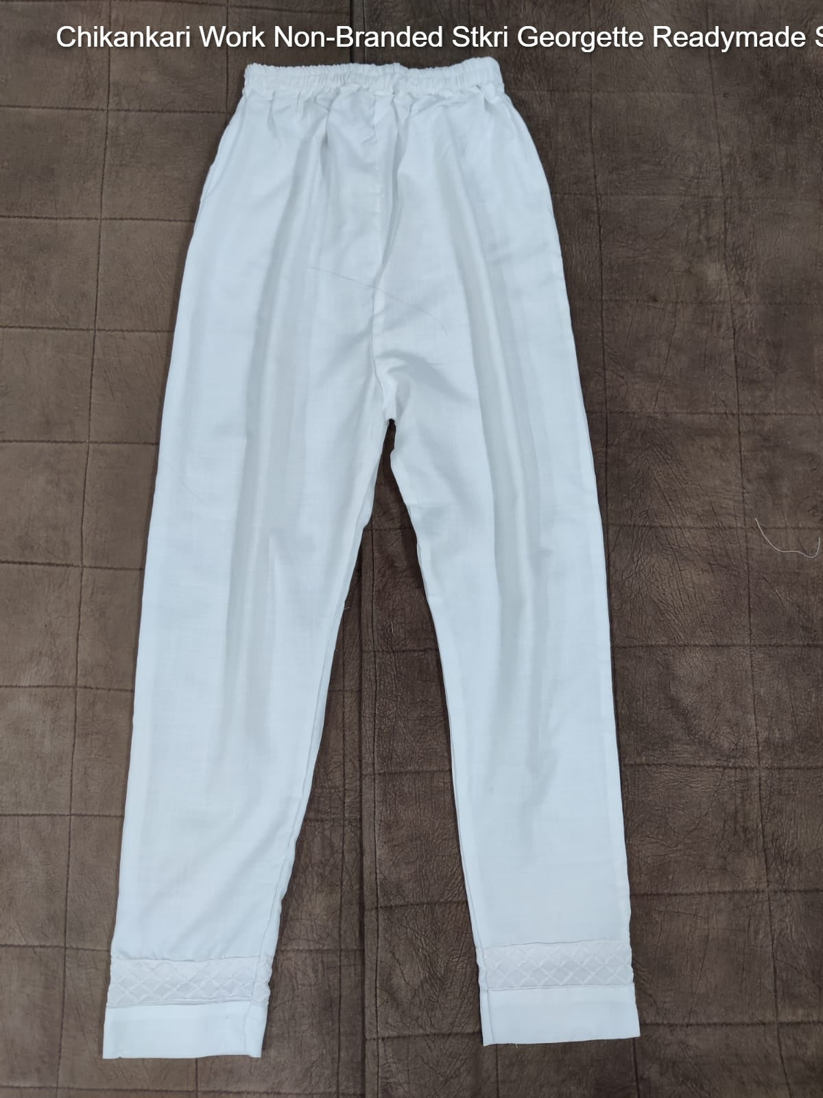 Chikankari Work Non-Branded Stkri Georgette Readymade Suits